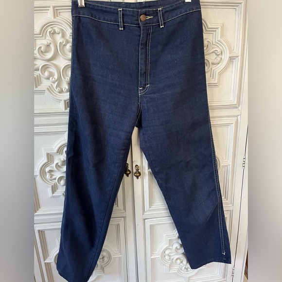 Vintage Saint Germain, High Rise, dark denim jeans - Picture 1 of 6